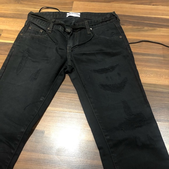 One Teaspoon distressed black jeans - Picture 3 of 6
